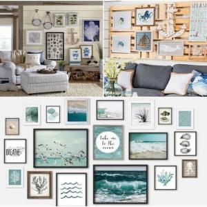 Окачете смело снимки и картини, които ще ви напомнят за магията на морето!