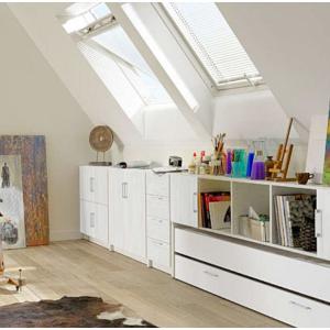 Практична и модерна идея за таванско помещение