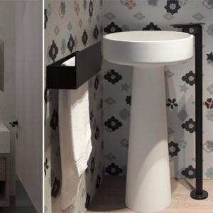 Банята и тоалетната са логично продължение на дизайнерския замисъл