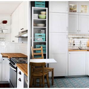 Създайте илюзия за простор в малката кухня