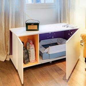 Вградена котешка баня