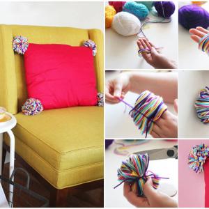 Добавете шарени помпони за повече настроение