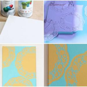 Спрей-боята идва на помощ за създаването на красива мандала