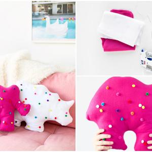 Възглавнички под формата на причудливи животни - защо не?