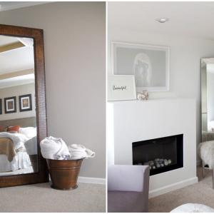 Огледалото в ъгъла на спалнята ще я направи по-просторна