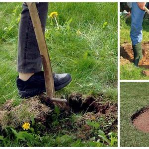 2. Изкопайте дупката