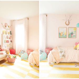 Детска стая за момиче в класически розови нюанси