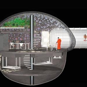 Архитектурният план за марсианското жилище