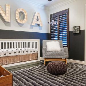 Уникална бебешка стая с модерно излъчване