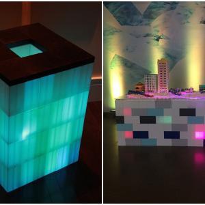 Внедрете в бар плота впечатляващо осветление