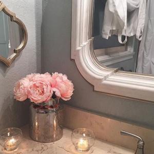 Декорация за баня в розово