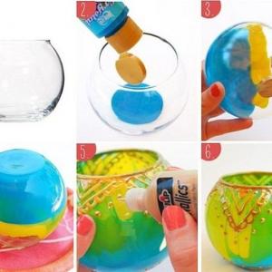 Направи си сам красиви цветни вази в няколко цвята