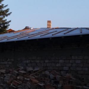 Покрив и събаряне на втори етаж