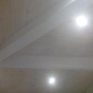 Окачен таван с ламперия