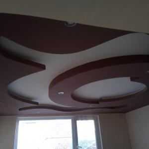 Направа на окачени тавани по избор на клиента