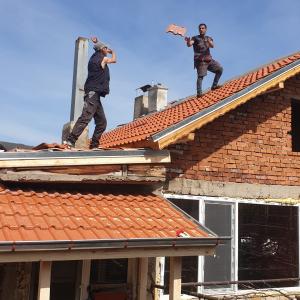 Изграждане на нов покрив