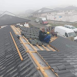 Ремонт на покрив с нови керемиди