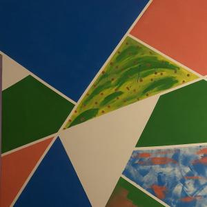 Оцветена стена за детска стая!