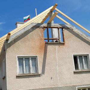 Етап от изграждането на конструкцията