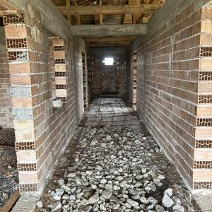 Част от новострояща се къща