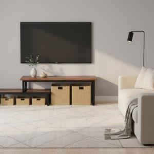 TV рафтове орех