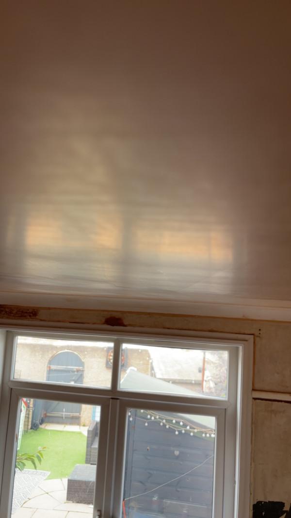 Шпакловка на таван