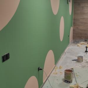 Боя кръгове без шаблон